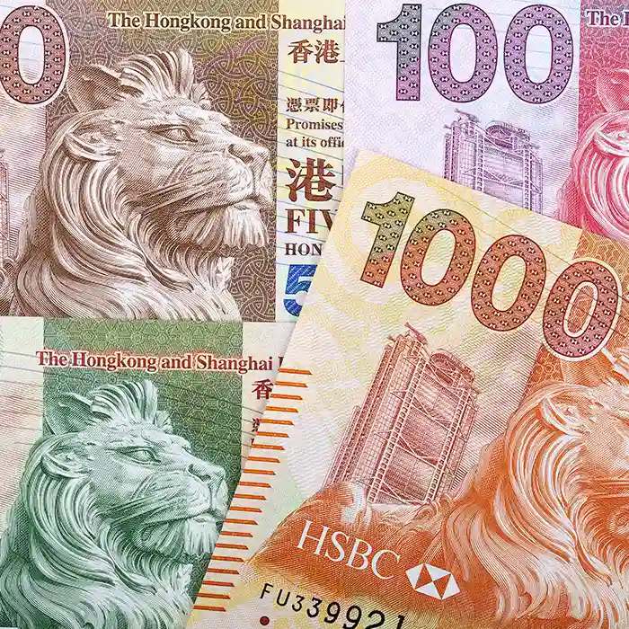 Hong Kong Dollar currency notes