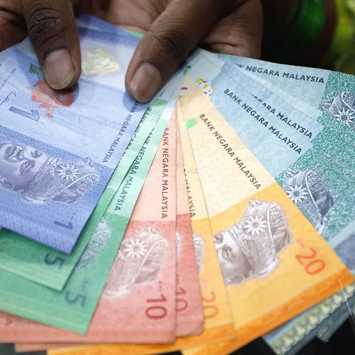 Malaysian Ringgit currency notes