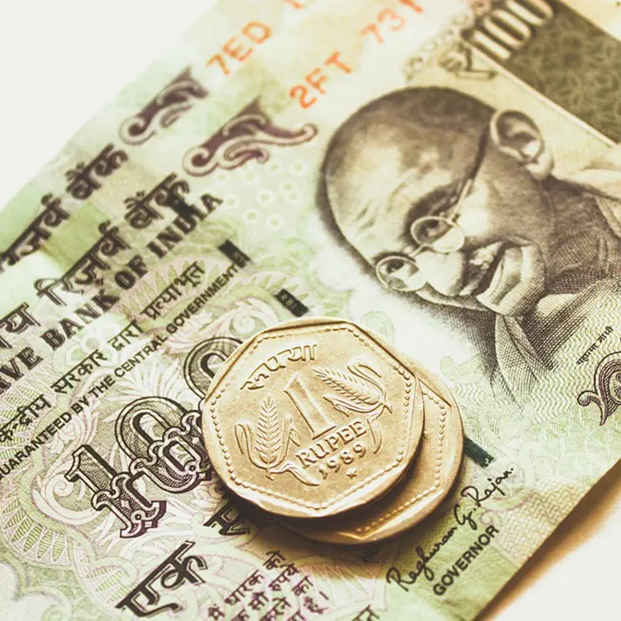 indian rupee 100 and one